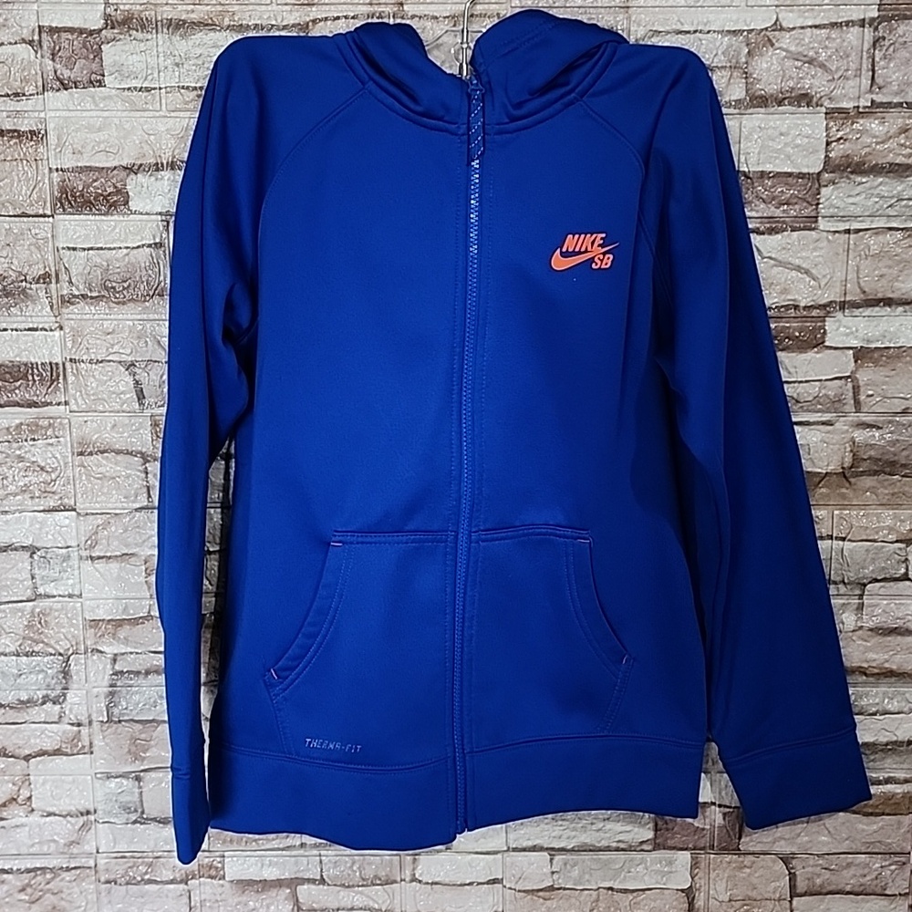 Nike  Blue  Full Zip Hoodie